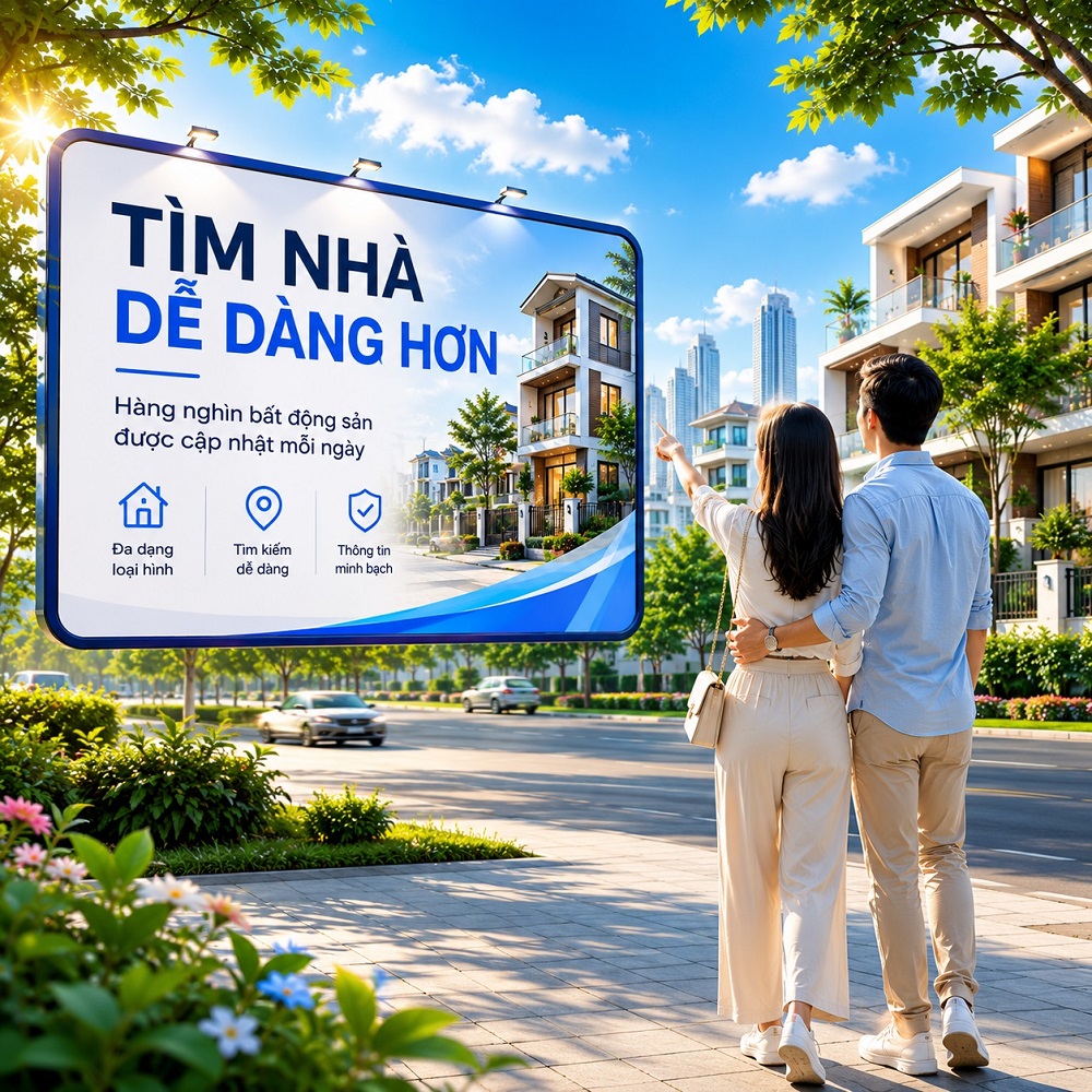 Tìm nhà dễ dàng hơn